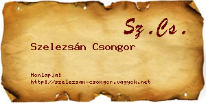 Szelezsán Csongor névjegykártya